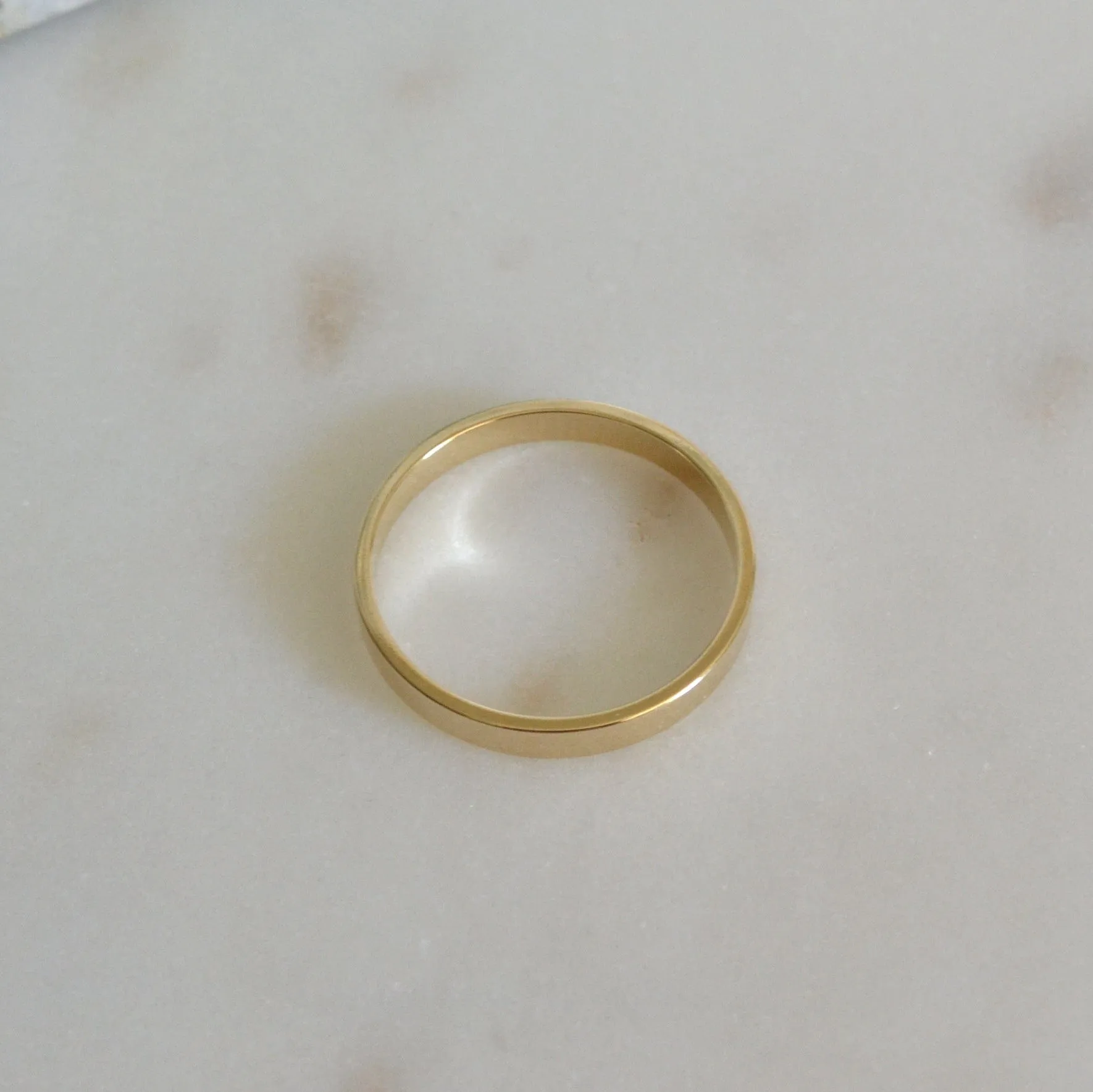 14k Flat Band