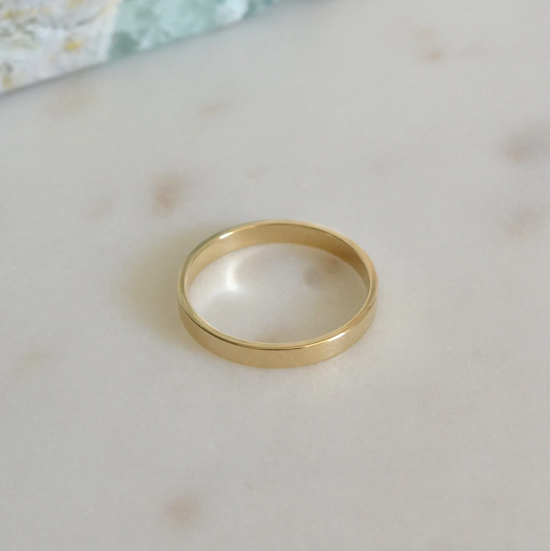 14k Flat Band
