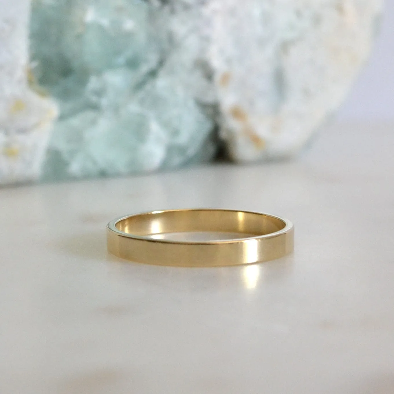 14k Flat Band