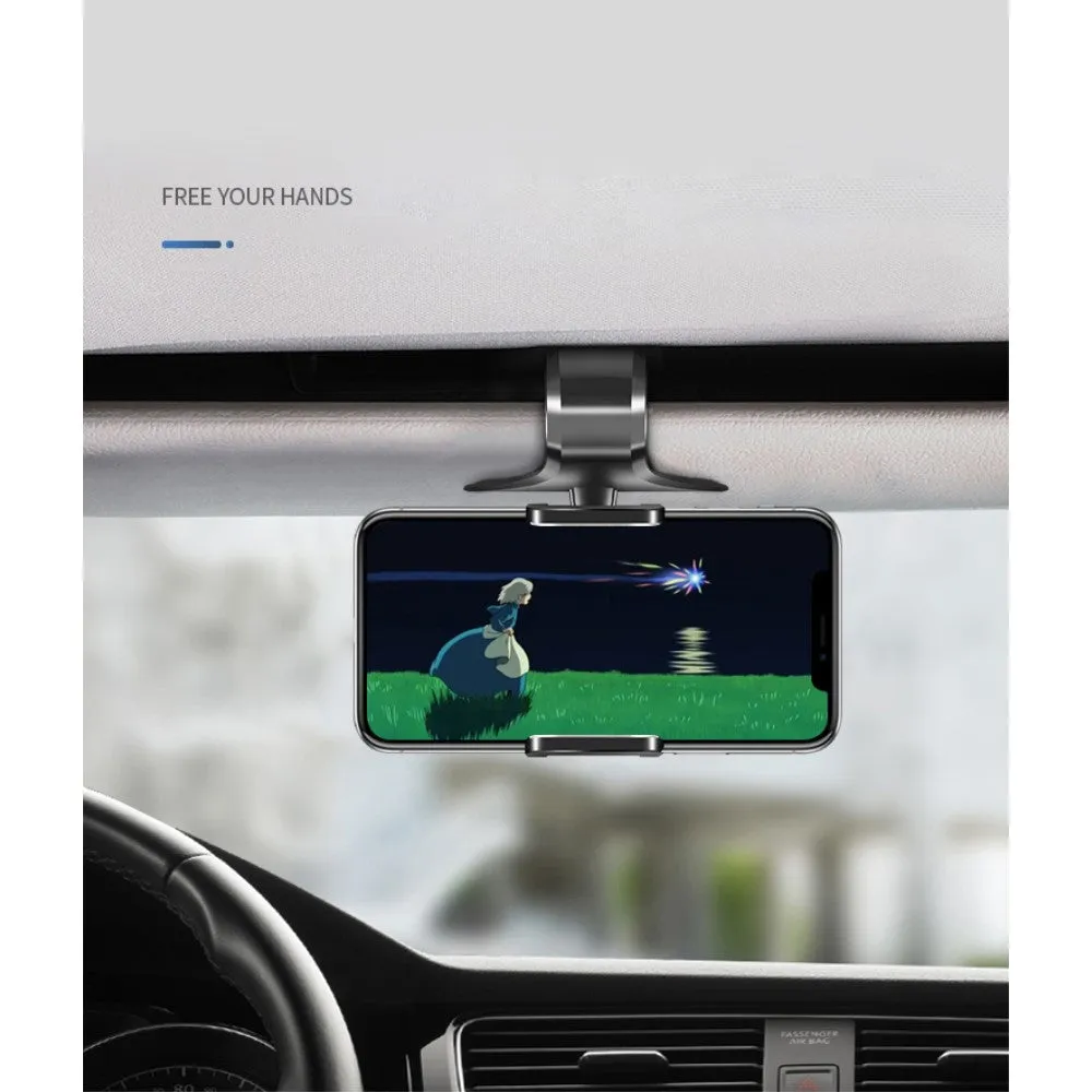 3 in 1 Car GPS Smartphone Holder: Dashboard / Visor Clamp   AC Grid Clip for Evolve RG200 Gladiator - Black