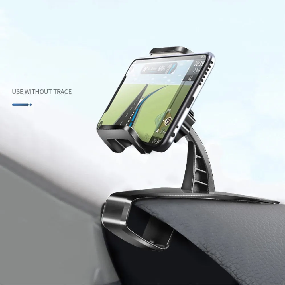 3 in 1 Car GPS Smartphone Holder: Dashboard / Visor Clamp   AC Grid Clip for Evolve RG200 Gladiator - Black