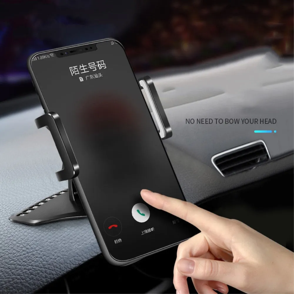 3 in 1 Car GPS Smartphone Holder: Dashboard / Visor Clamp   AC Grid Clip for Evolve RG200 Gladiator - Black