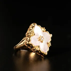 925 Silver Zircon Ring Silver Bar 925 Jewelry for Women European Court style vintage style