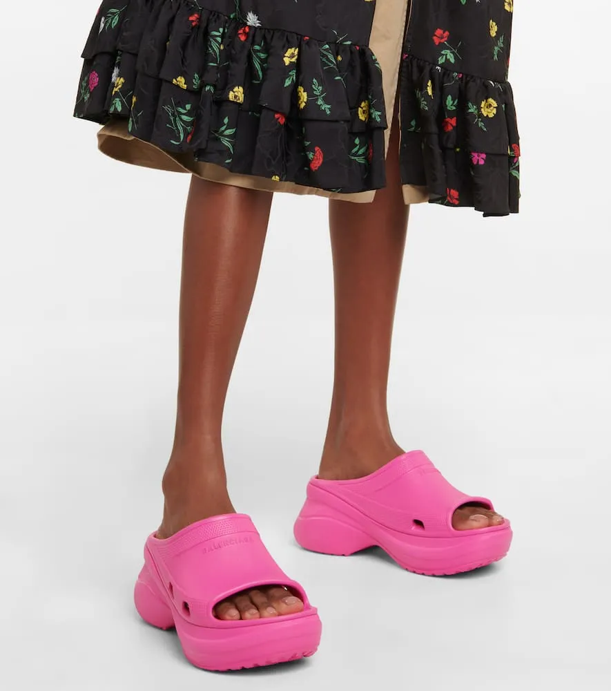 Balenciaga Pool Crocs√¢¬Ñ¬¢ rubber mules