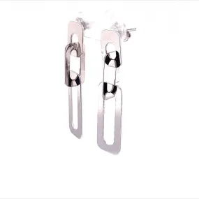 CATENE FLAT ALLUNGATTA  EARRINGS