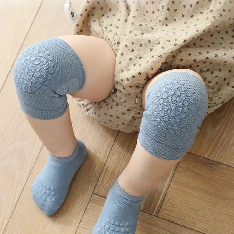 Crawl-Protect Anti-Slip Baby Knee Pad & Socks Set