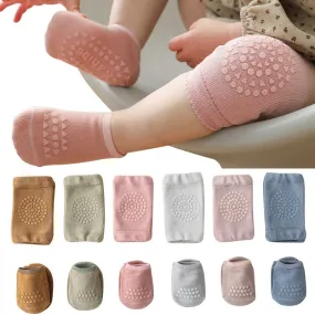 Crawl-Protect Anti-Slip Baby Knee Pad & Socks Set