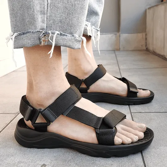 Cuzcare Men Orthopedic Sandals Adjustable Straps
