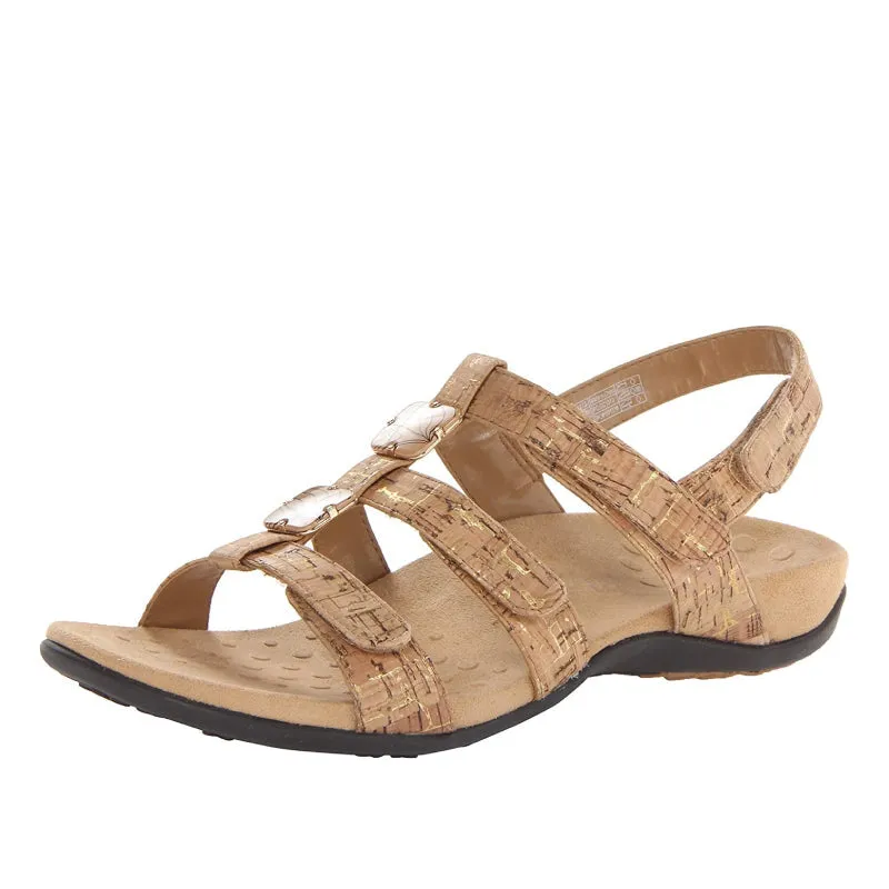 Cuzcare Women Orthopedic Sandals Comfy Flat Velcro Round Toe Sandals Leisure Summer
