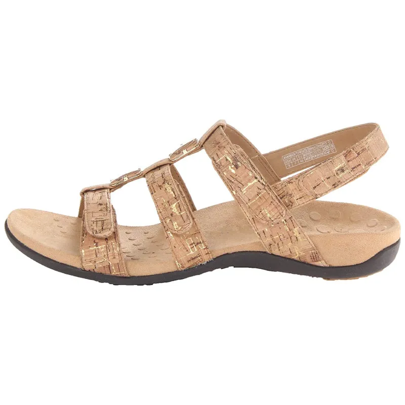 Cuzcare Women Orthopedic Sandals Comfy Flat Velcro Round Toe Sandals Leisure Summer