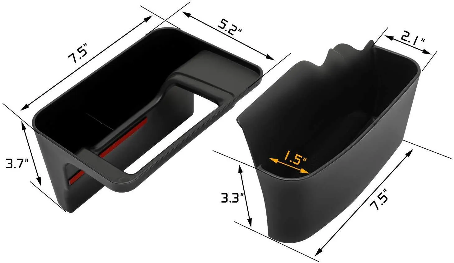 Gear Shifter Box Center Console Storage Automatic Transmission