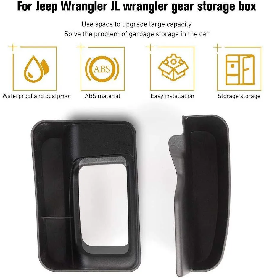 Gear Shifter Box Center Console Storage Automatic Transmission