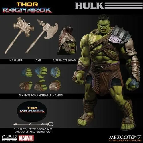 Hulk Gladiator One:12 Collective Thor Ragnarok movie action figure by Mezco