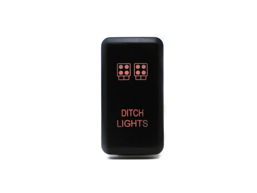 Toyota OEM Style "DITCH LIGHTS" Switch BY CALI RAISED LED