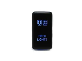 Toyota OEM Style "DITCH LIGHTS" Switch BY CALI RAISED LED